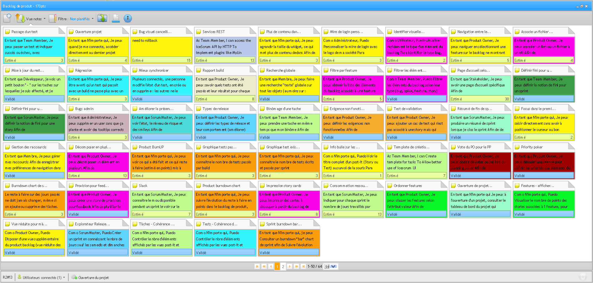 Changer les priorités dans le backlog
